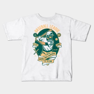 Baseball League Kids T-Shirt